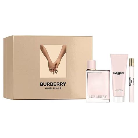 burberry for her coffret gift set|burberry her blossom gift set.